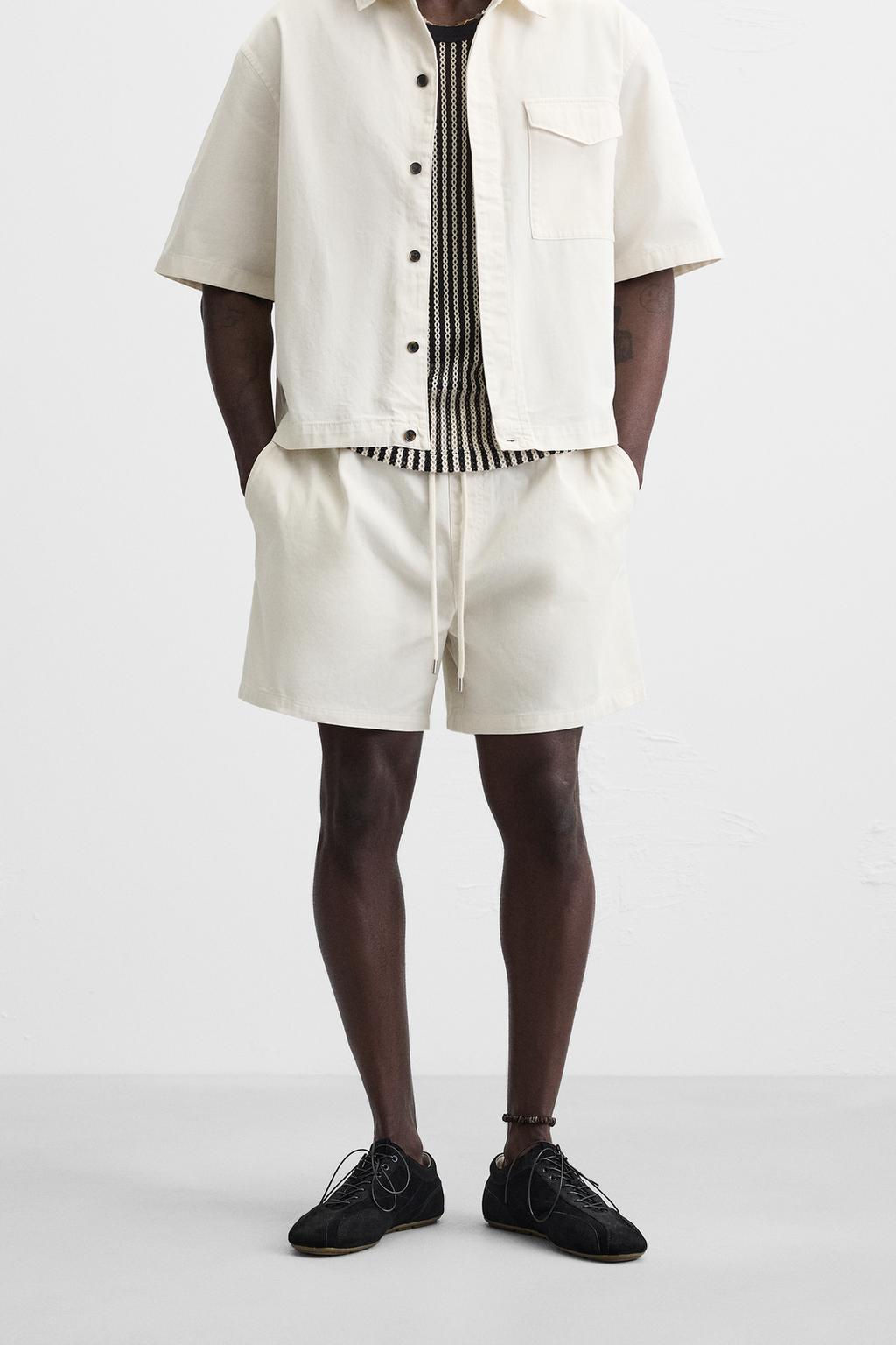 WASHED RELAXED FIT BERMUDA SHORTS - Zara фото 2