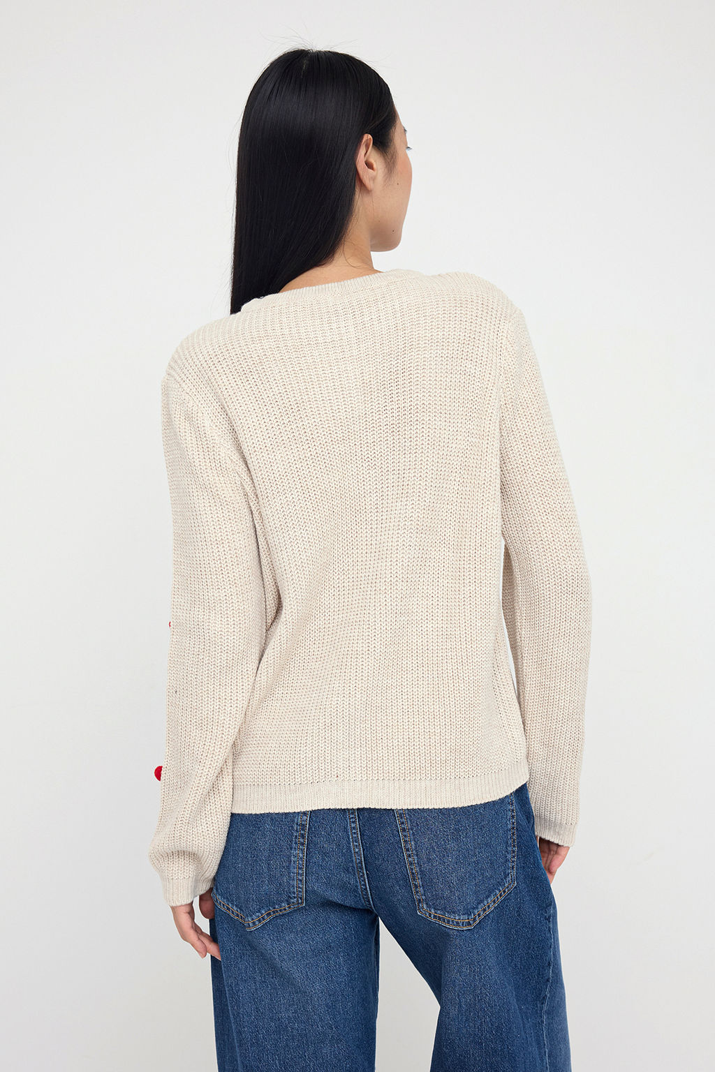 Tas Meyve Islemeli Yumusak Dokulu Triko H?rka TWOAW26HI00039 - Trendyolmilla фото 4