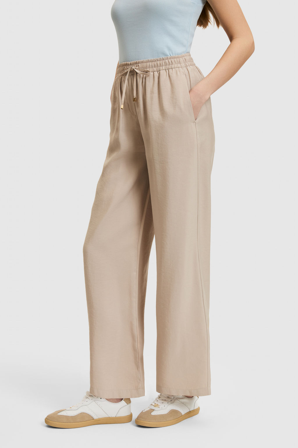 Kad_n Ta_ Kanvas Pantolon - U.s. polo assn фото 4
