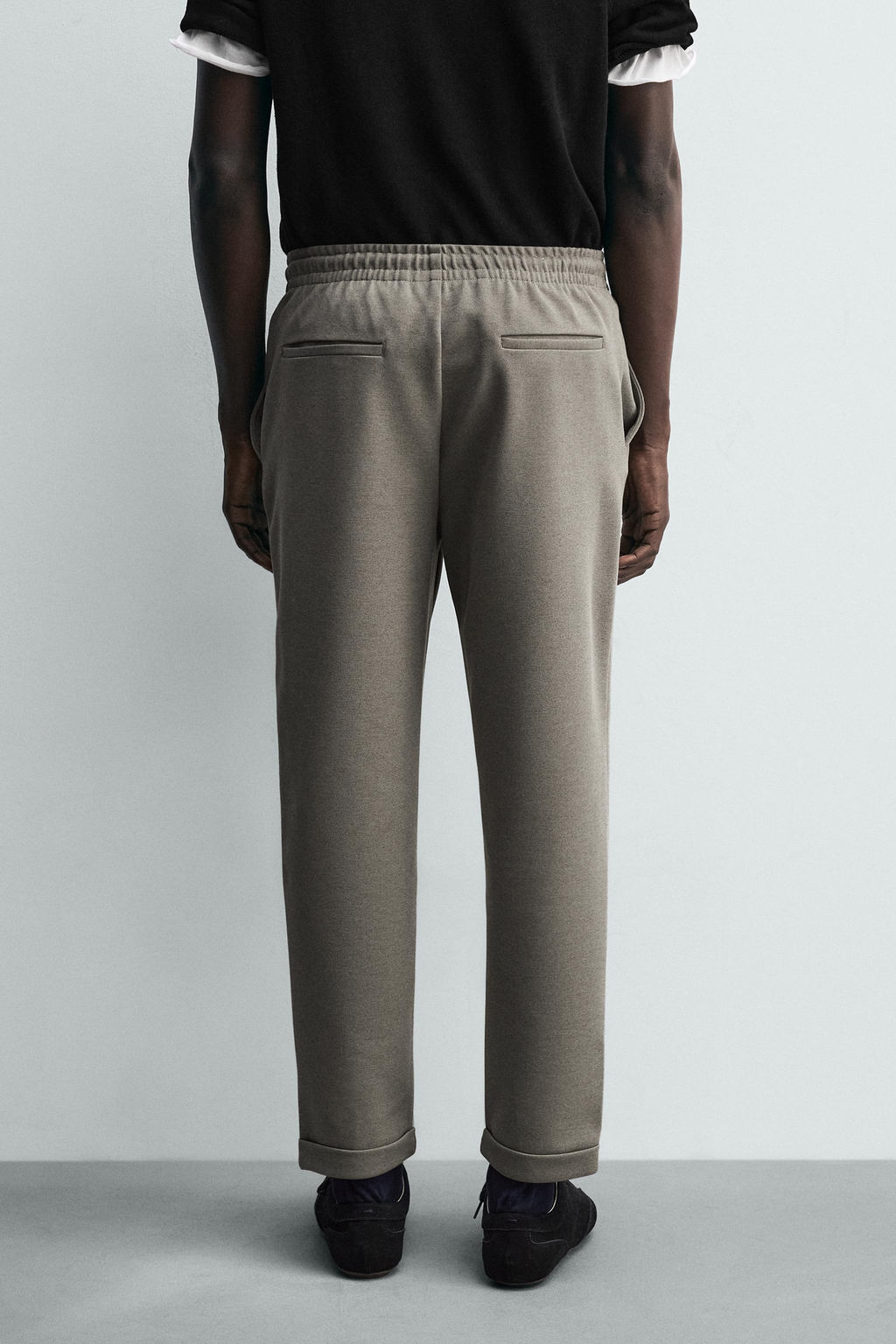 PANTAL?N CINTURA JOGGER EASY CARE / Khaki claro - Zara фото 12