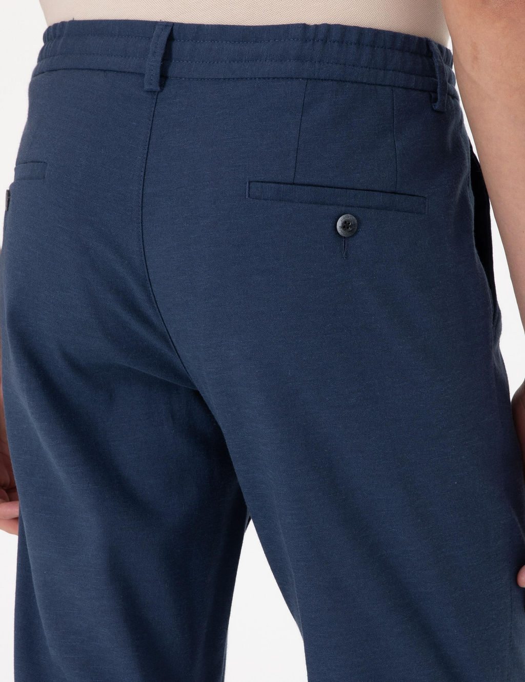 Lacivert Slim Fit Kuma_ Pantolon