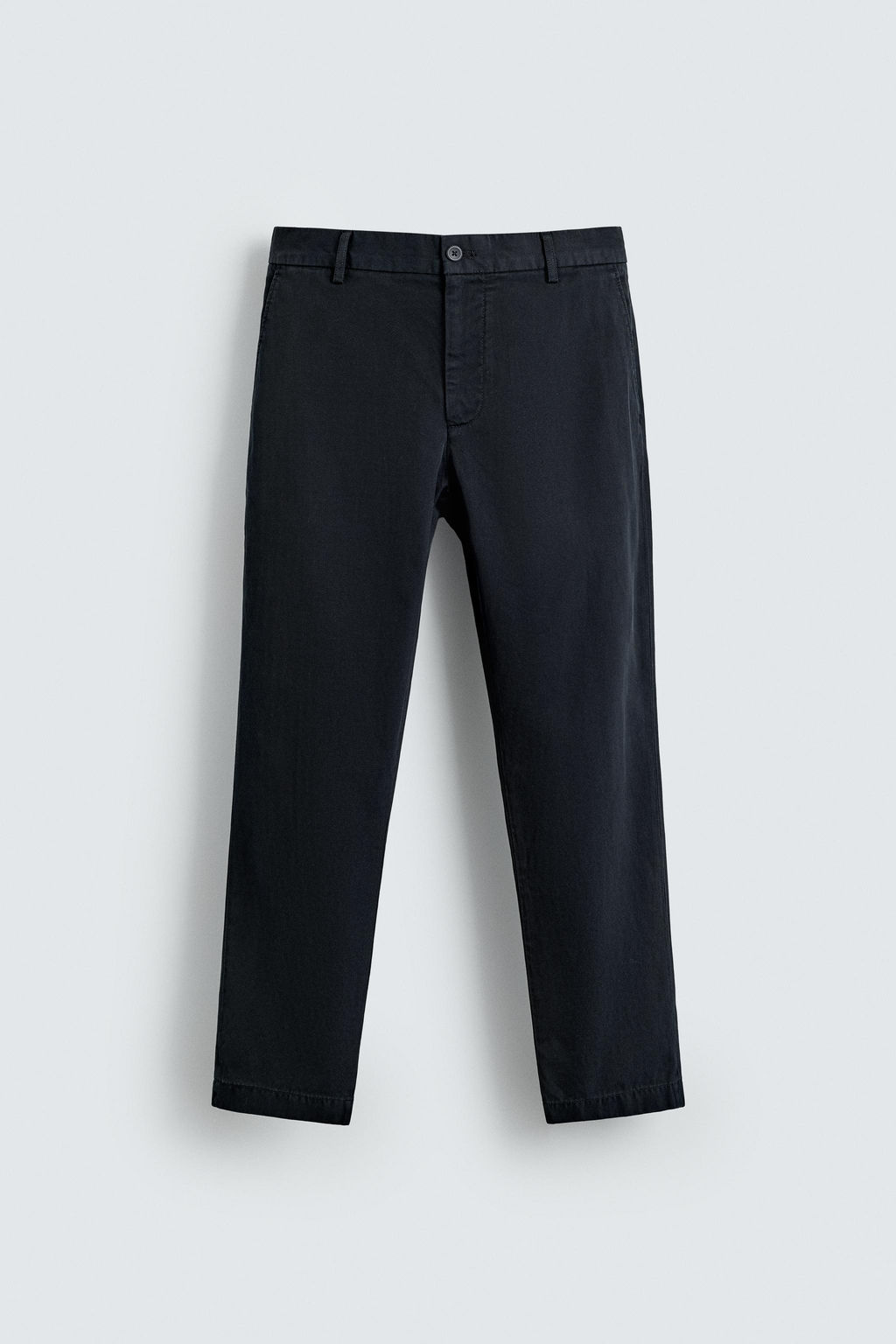 TEXTURED STRAIGHT-LEG TROUSERS - Zara фото 6