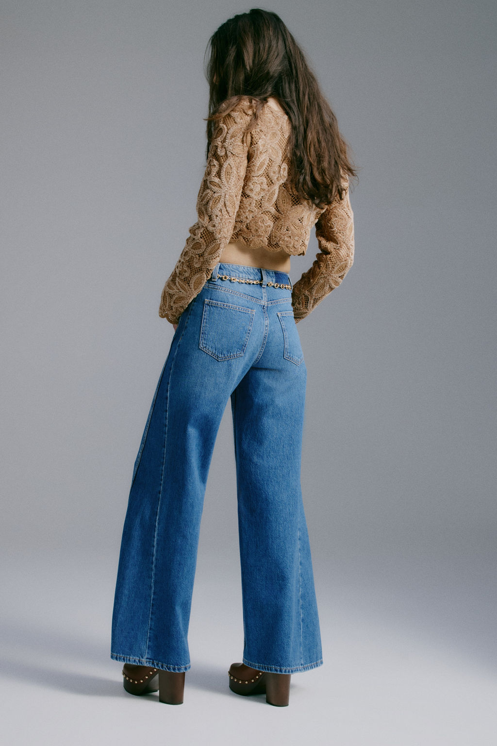 Flared High Waist Jeans - H&m фото 3