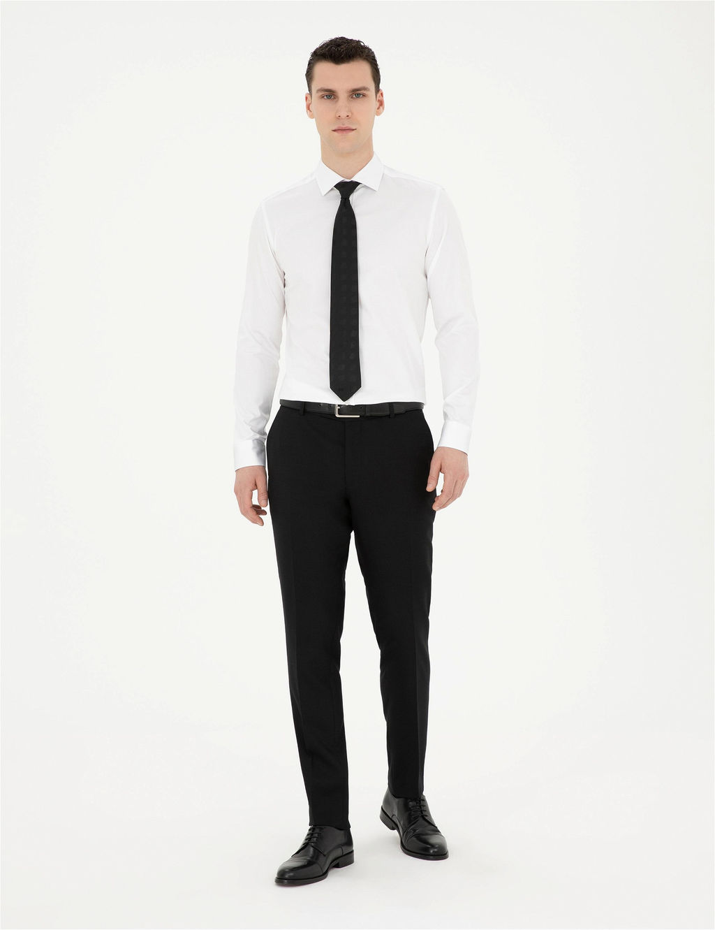 Beyaz Ex. Slim Fit Uzun Kollu Basic G_mlek