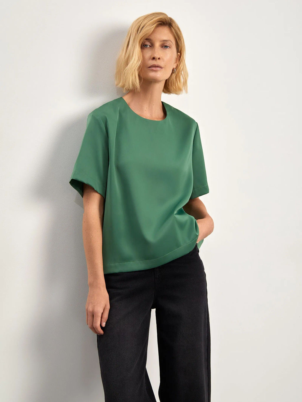 Блузка прямого кроя - Emka фото 2