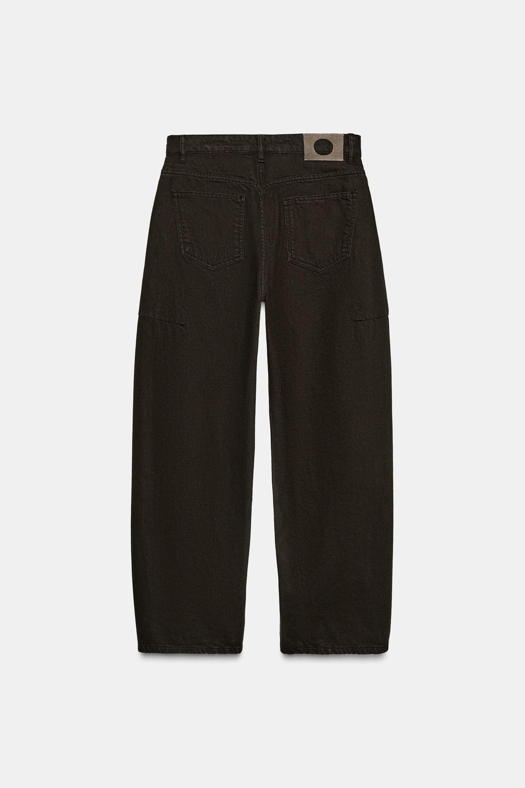 ZW COLLECTION BALLOON MID-WAIST JEANS - Zara фото 8