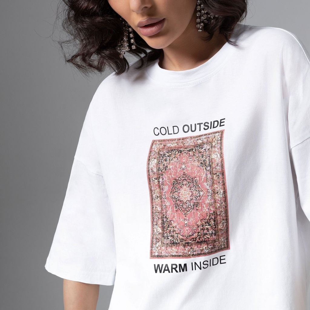 Футболка из хлопка, Фэшн-идеал (original) - Charutti фото 3