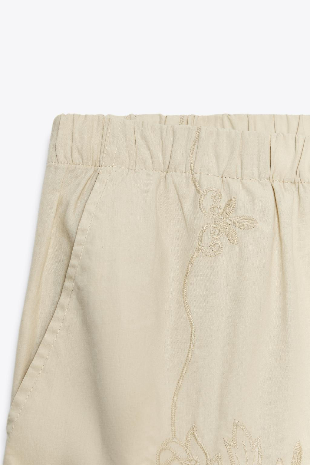 EMBROIDERED PYJAMA TROUSERS - Zara фото 6