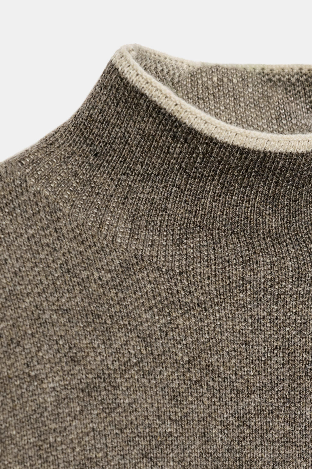 KNIT JUMPER WITH CONTRAST TRIMS - Zara фото 18