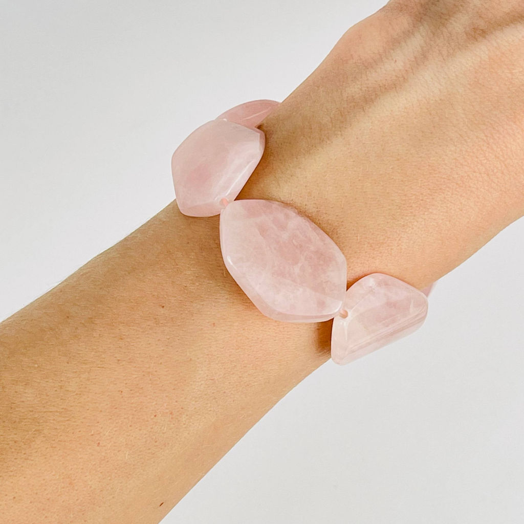 Бусины для украшений из Розового кварца 40 см