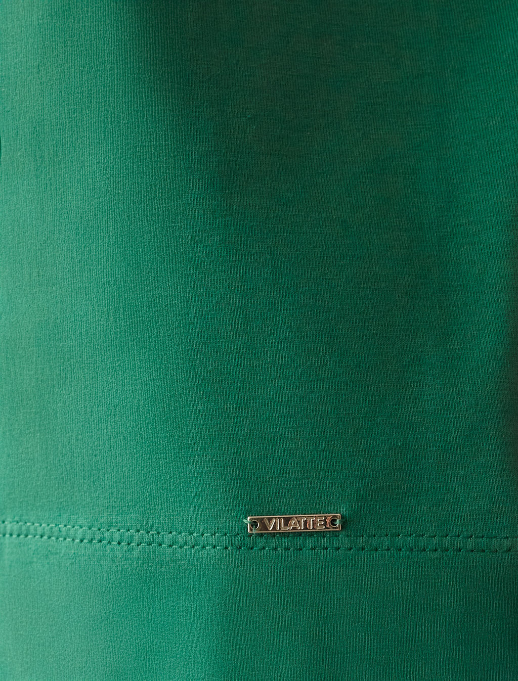 Футболка Vilatte из хлопка зеленый  фото 3
