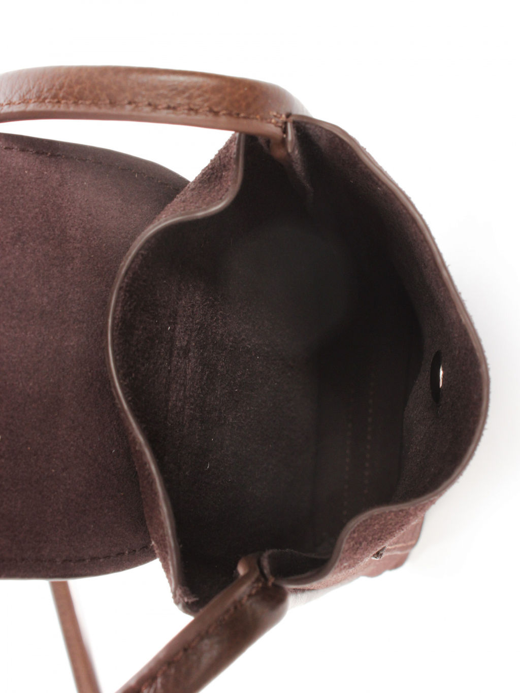 LACCOMA сумка НИ6487Ф-кофейный натуральная замша