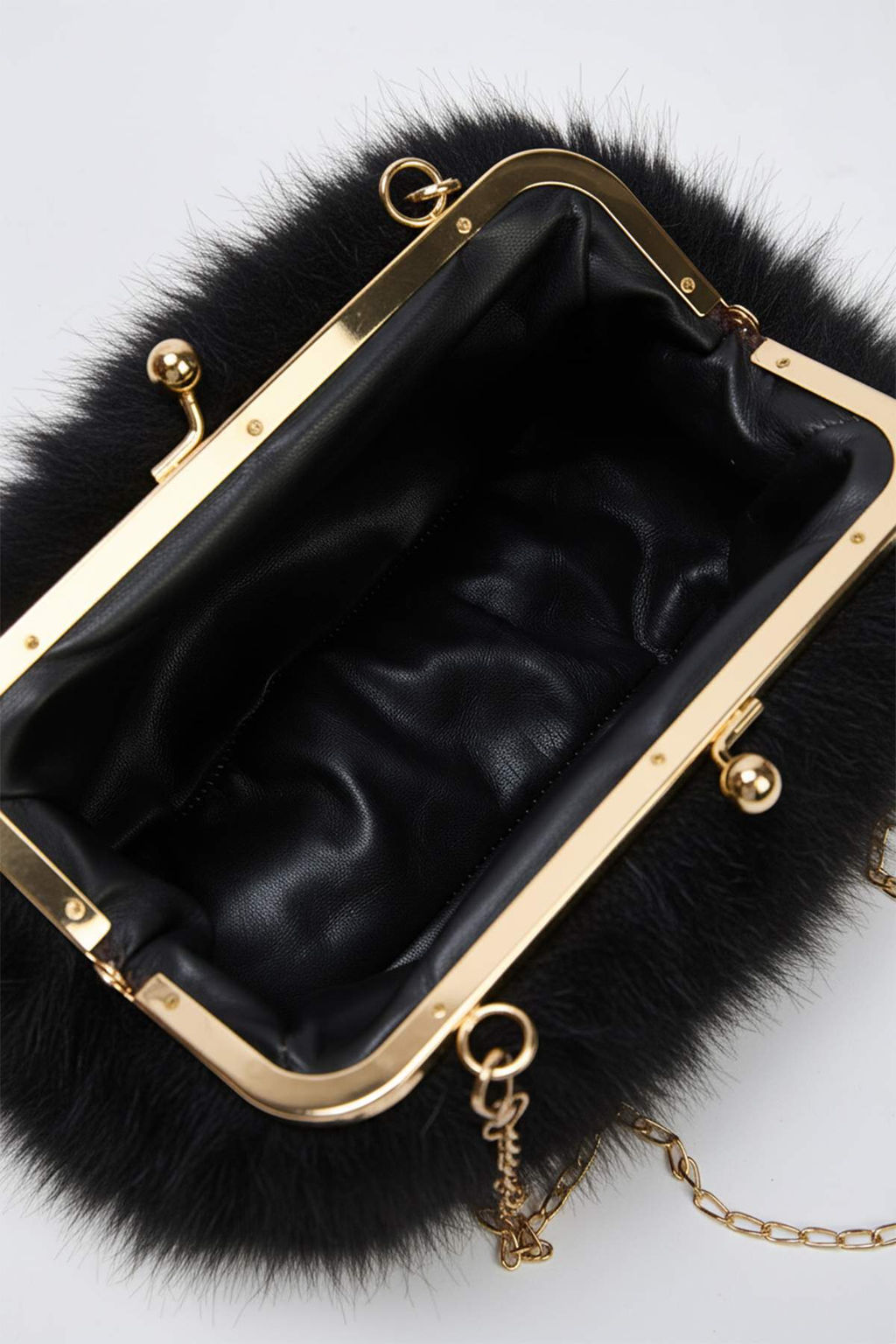 Siyah Zincir Ask?l? Suni Kurk Kad?n Omuz Canta TAKAW26OC00069