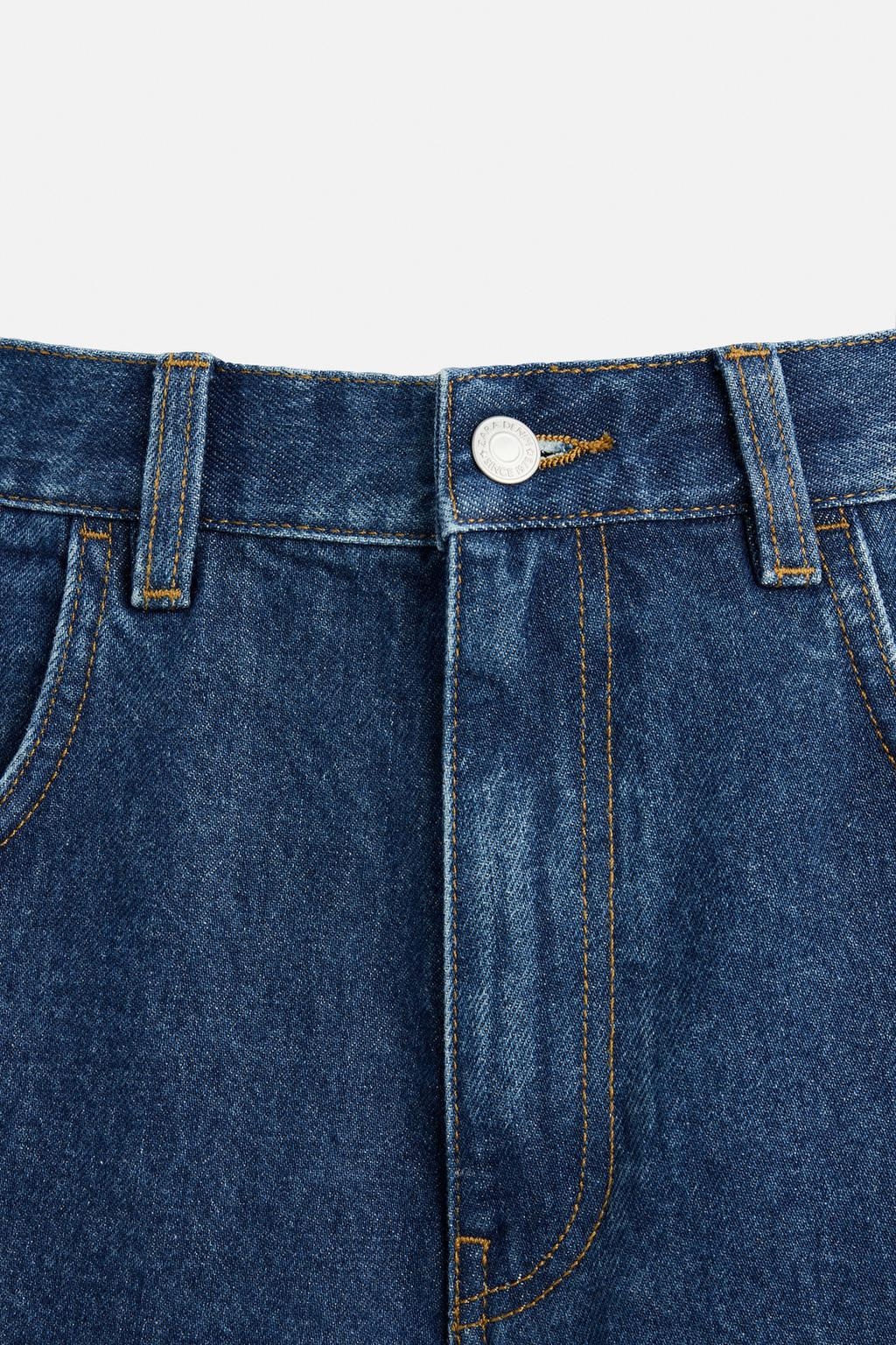 BAGGY FIT DENIM BERMUDA SHORTS - Zara фото 8