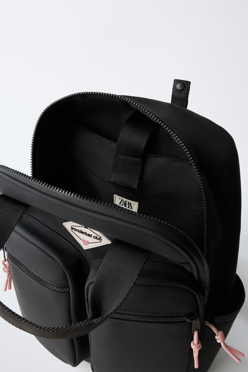 MOCHILA MULTIBOLSILLOS / Negro - Zara фото 4