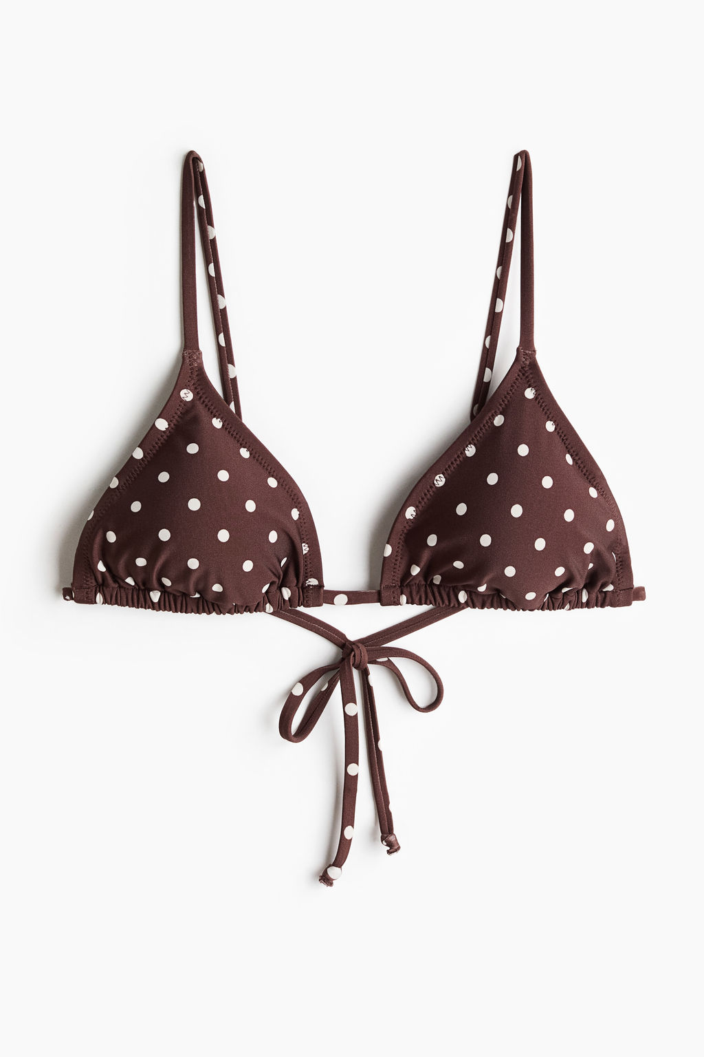 Top de bikini triangular con relleno - H&m фото 3