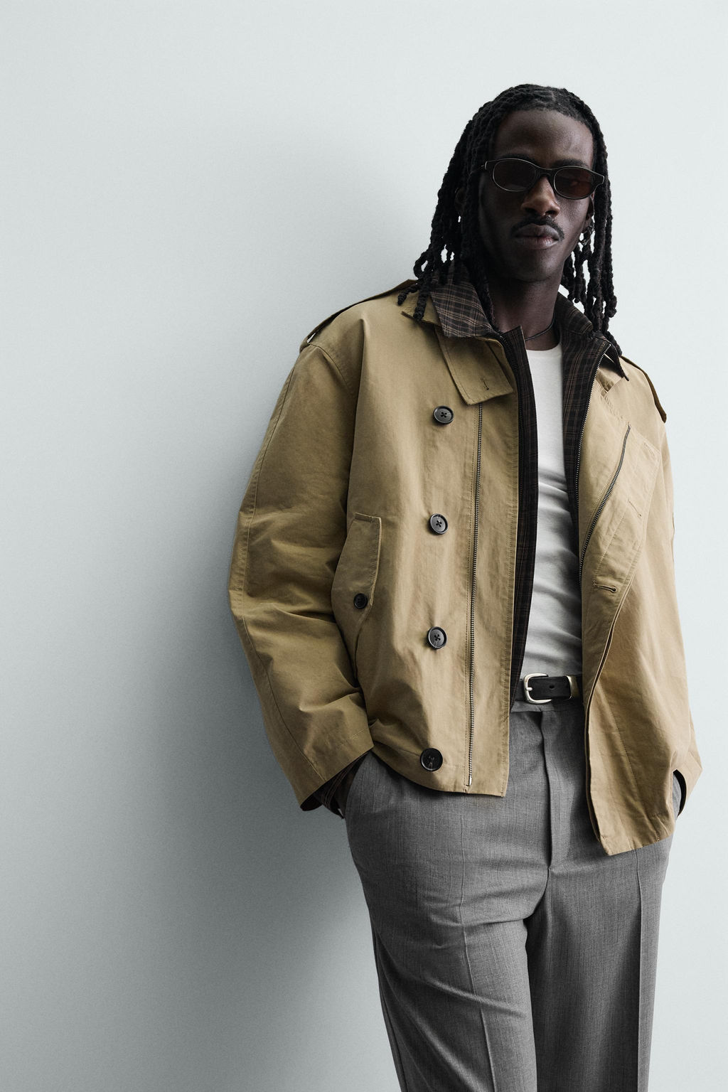 TRENCH CORTO RELAXED FIT / Arena - Zara фото 6