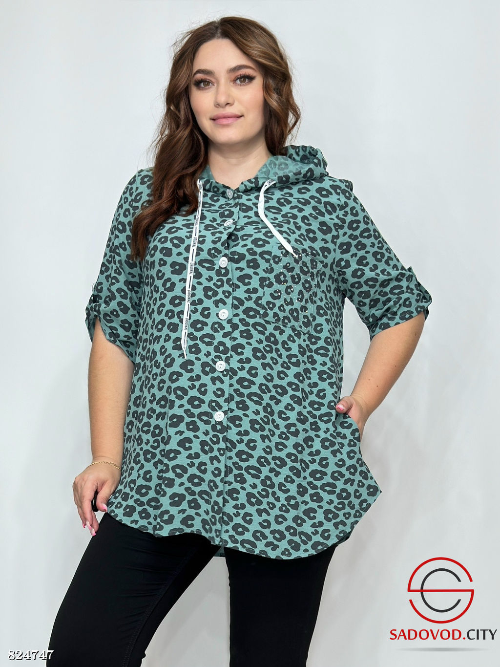 Кофта женская с капюшоном