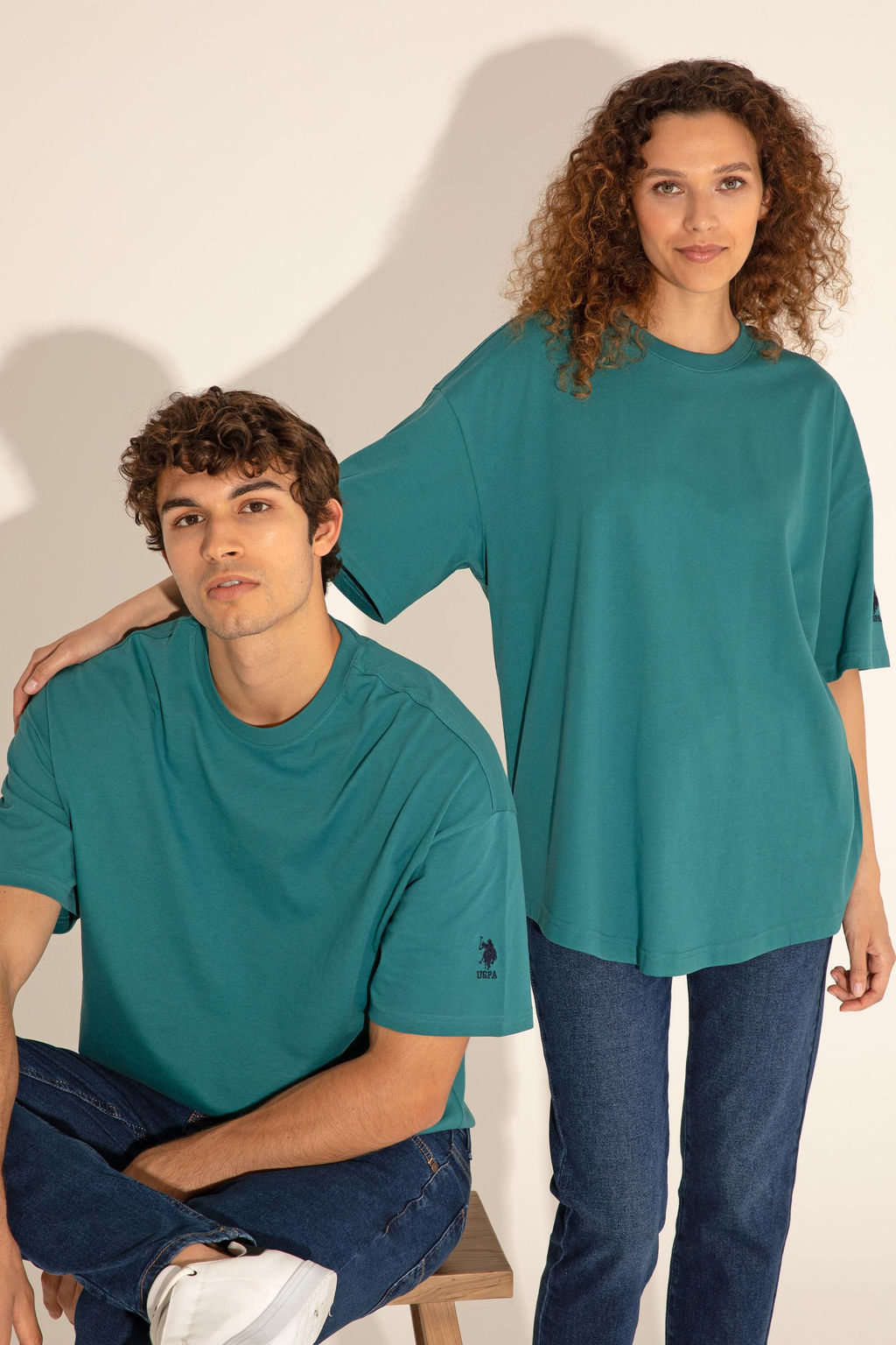 Футболка U.S. Polo Assn мужская темно-зеленая из хлопка  фото 15