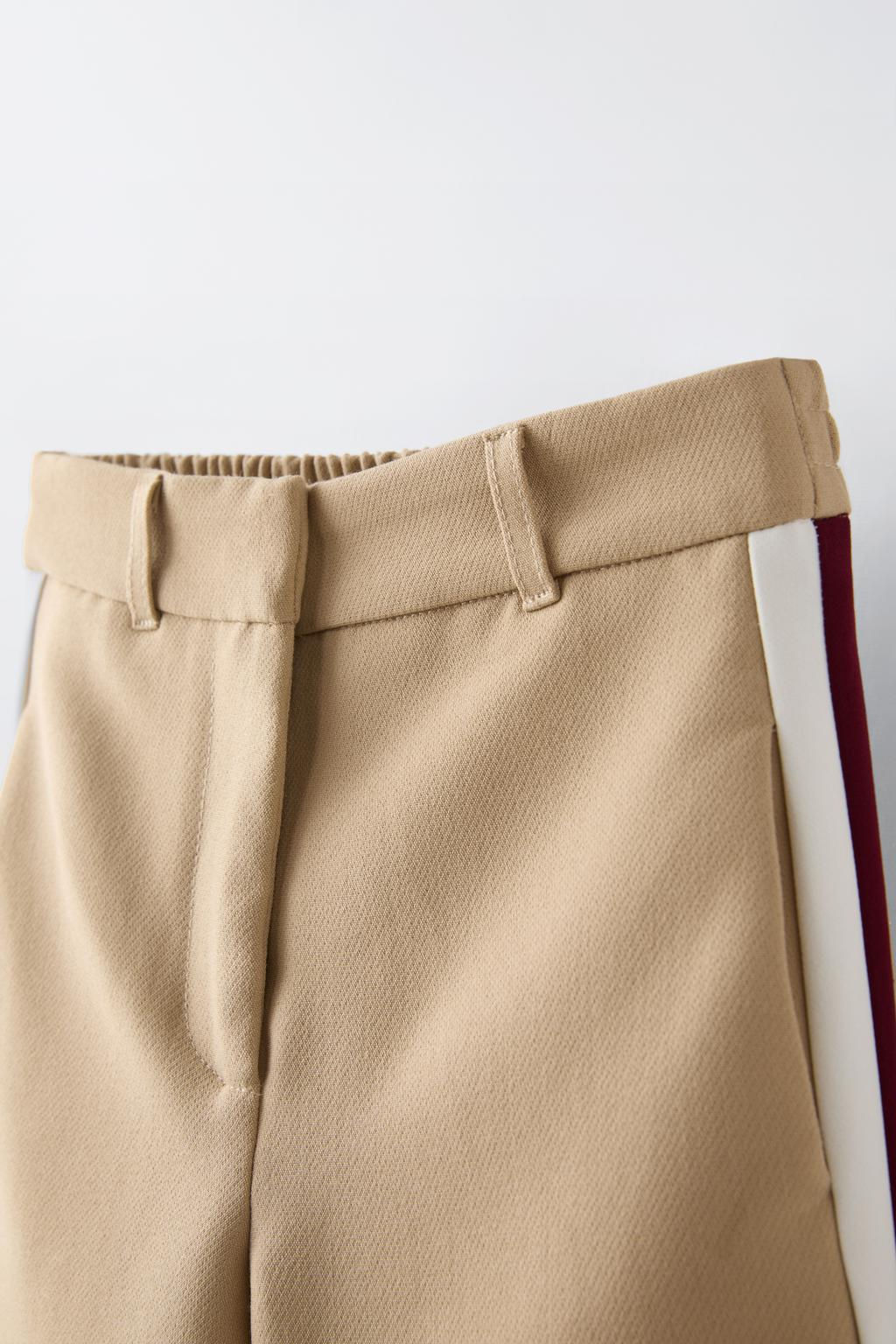 TROUSERS WITH SIDE TAPING - Zara фото 5