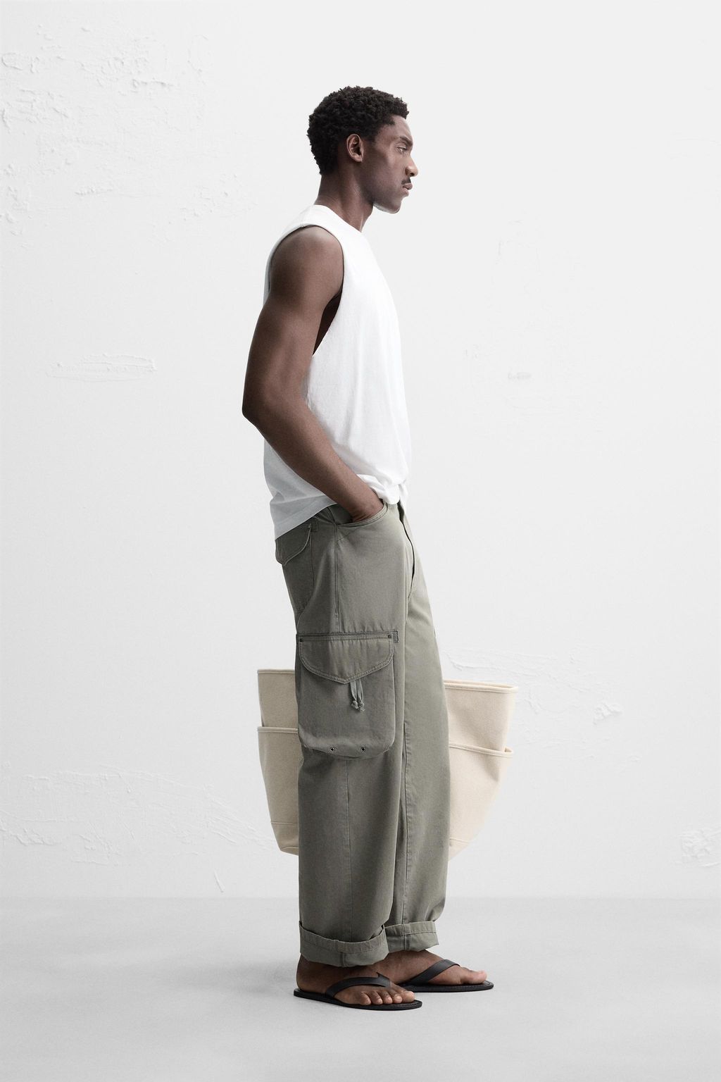 COTTON TANK T-SHIRT - Zara фото 4