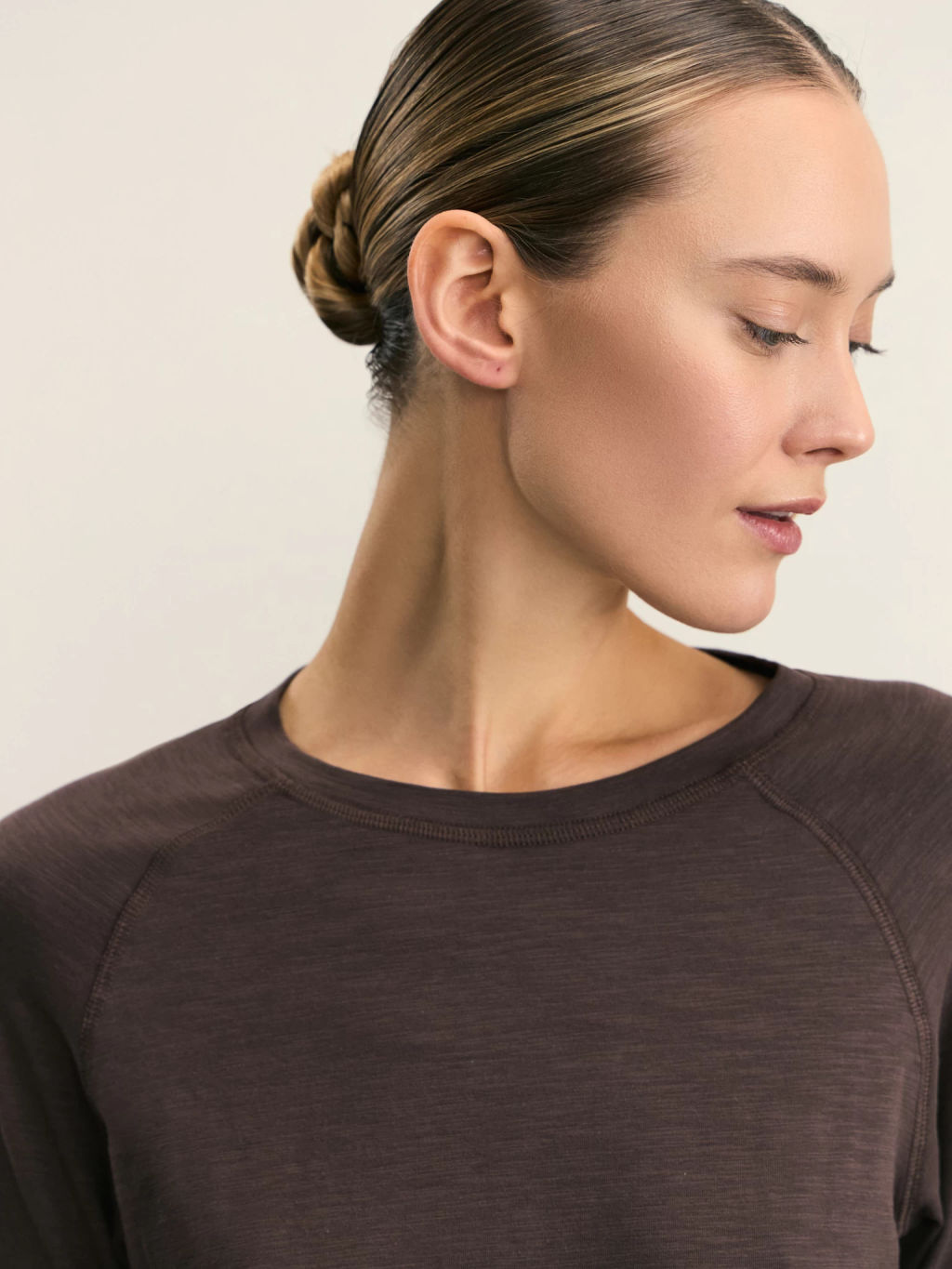 Базовый лонгслив из хлопка / Zarina  фото 6