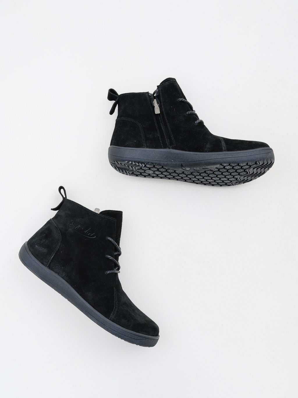 Босоногие ботинки EDART 352.K.NATAbl.Черная замша/кожаная подкладка