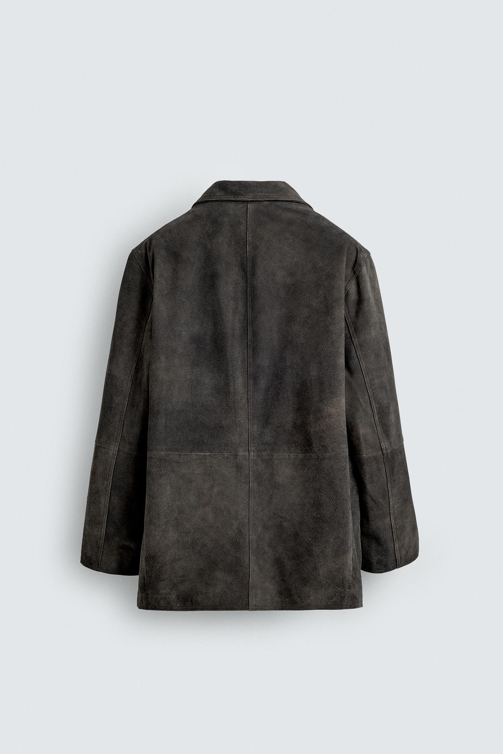 LIMITED EDITION SUEDE LEATHER BLAZER - Zara фото 18