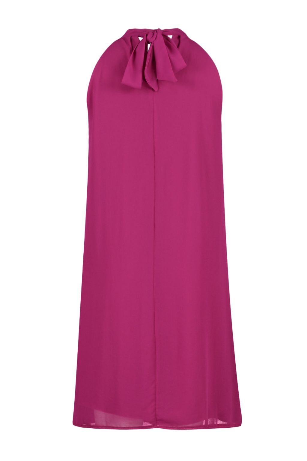 TRENDYOLMILLA Murdum Duz Kesim Halter Yaka Mini Sifon Astarl? Dokuma Elbise TWOSS23EL01059  фото 19