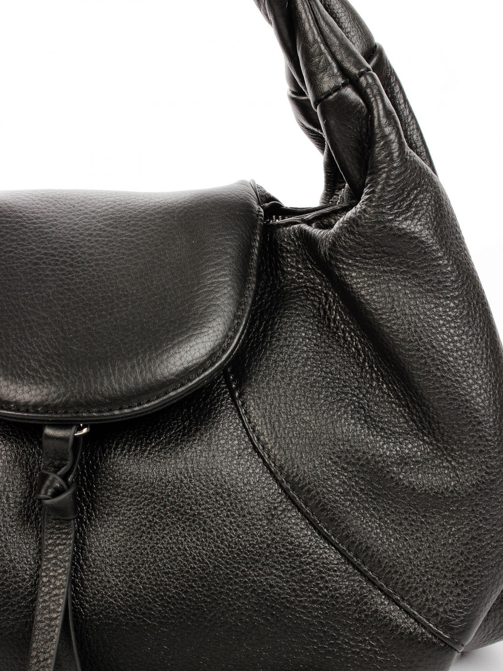 LACCOMA сумка АУ4748-черный натуральная кожа хлопок