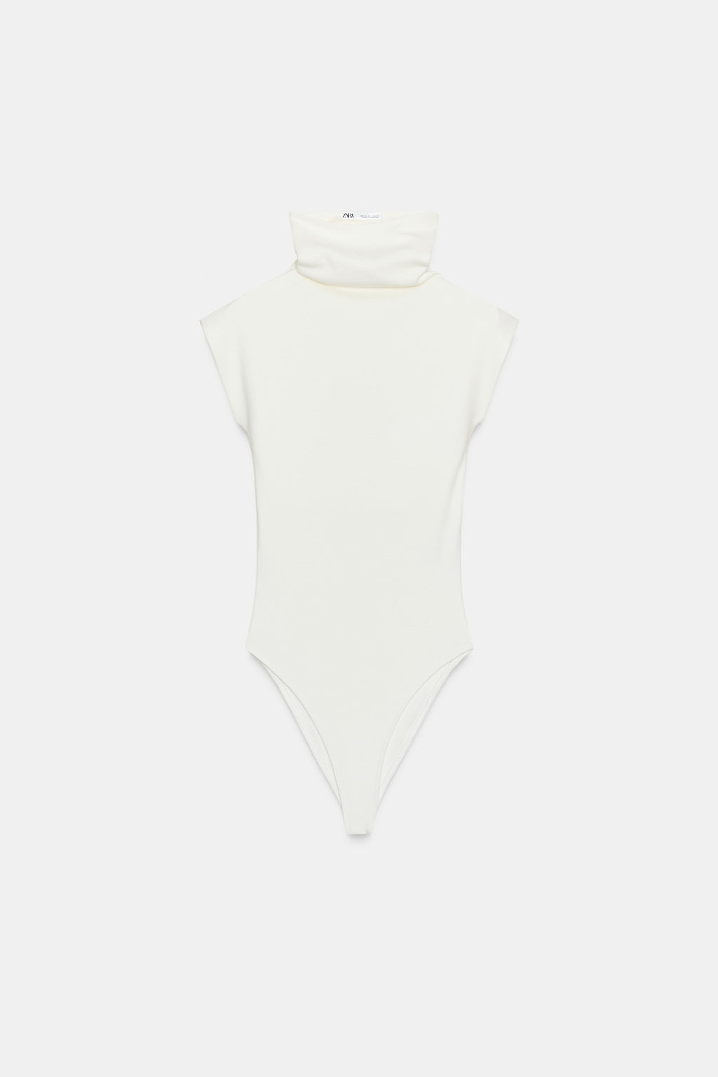 COTTON HIGH-NECK BODYSUIT - Zara фото 4