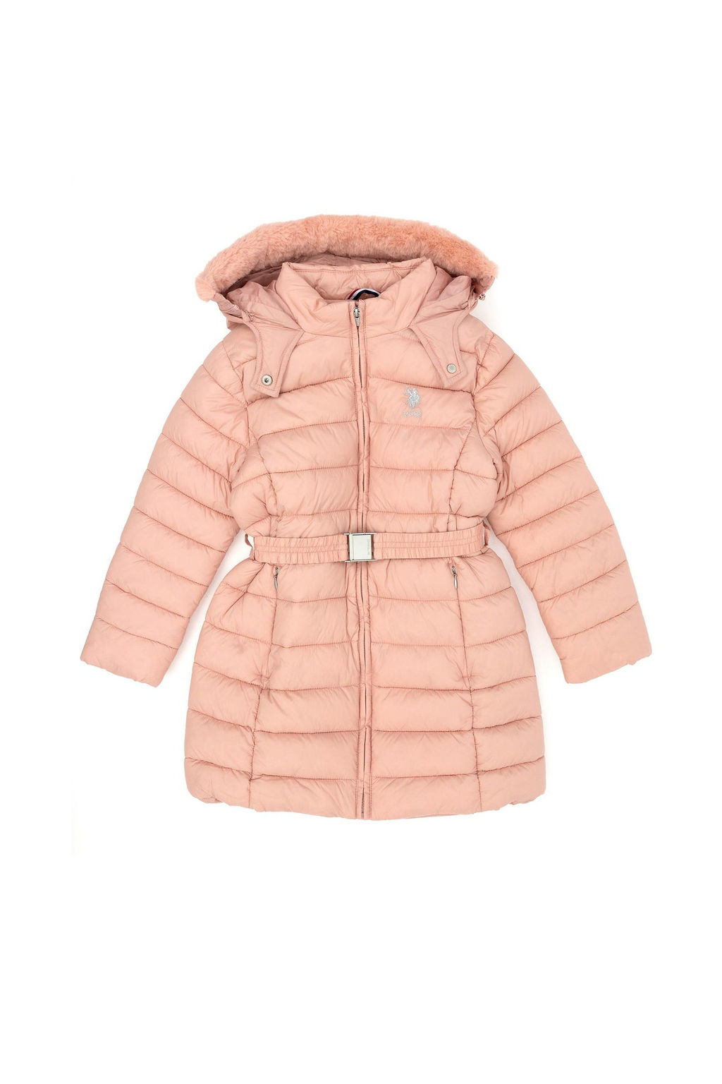 U. S. Polo Assn Пудровое пальто для девочки - U.s. polo assn фото 6