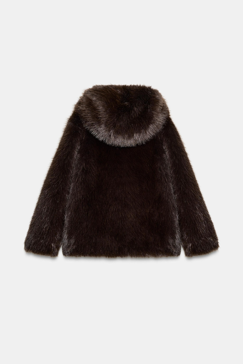 SHORT FAUX FUR COAT ZW COLLECTION - Zara фото 8