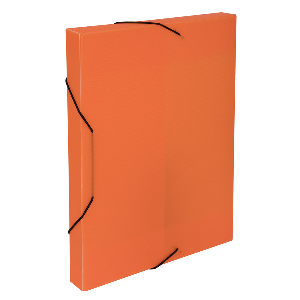 Expert Complete Короб архивный пластиковый 30 мм 1 шт. PRISMA NEON A4 эффект 3D оранжевый ЕС240400012