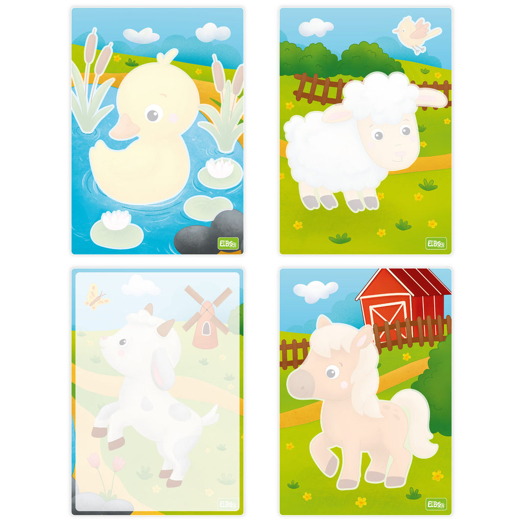 ElBascoKids / Набор раскрасок водой "Ферма"