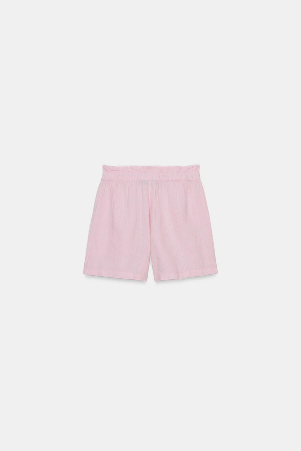 SHORTS LINO 100% ZW COLLECTION / Malva claro - Zara фото 5