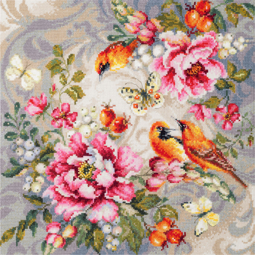 Набор для вышивания Чудесная Игла 140-004 Летняя симфония 40 х 40 см