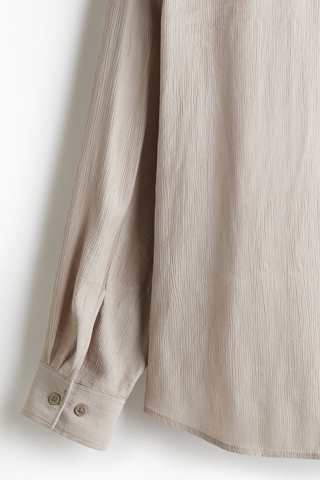 Camisa efecto arrugado Regular Fit - H&m фото 3