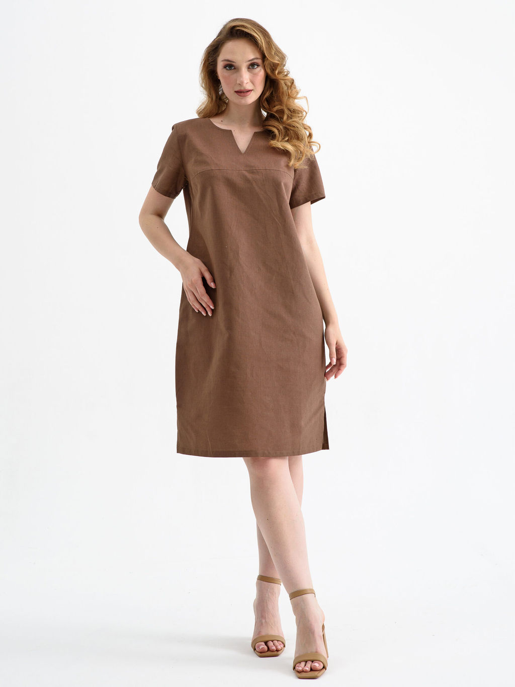 Платье Хлопок 70%, Лен 30%  Вологда - Оптима фото 3