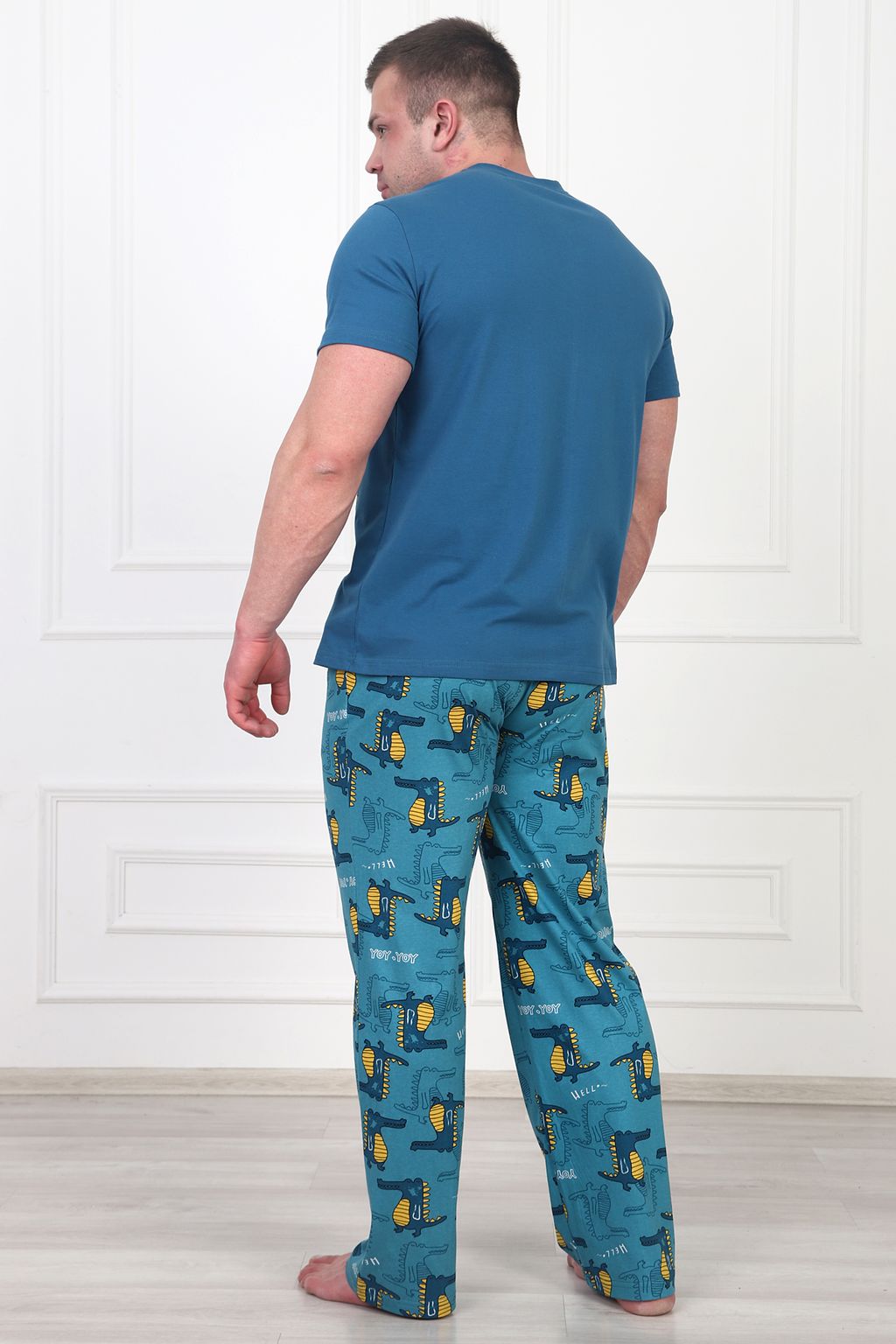 Пижама мужская Крокодильчики - Оптима фото 7