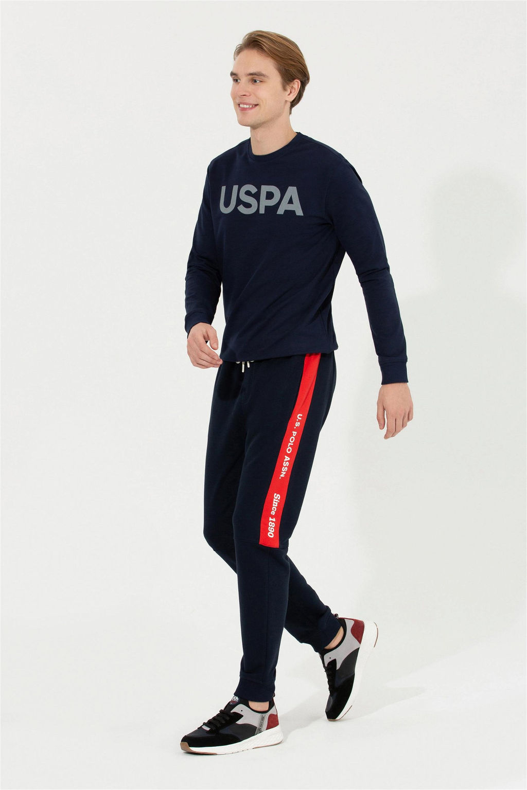 Мужской темно-синий базовый свитшот Неожиданная скидка в корзине - U.s. polo assn фото 4