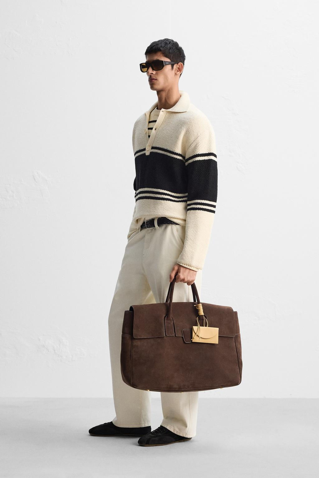 STRIPED KNIT LIMITED EDITION POLO SHIRT - Zara фото 4