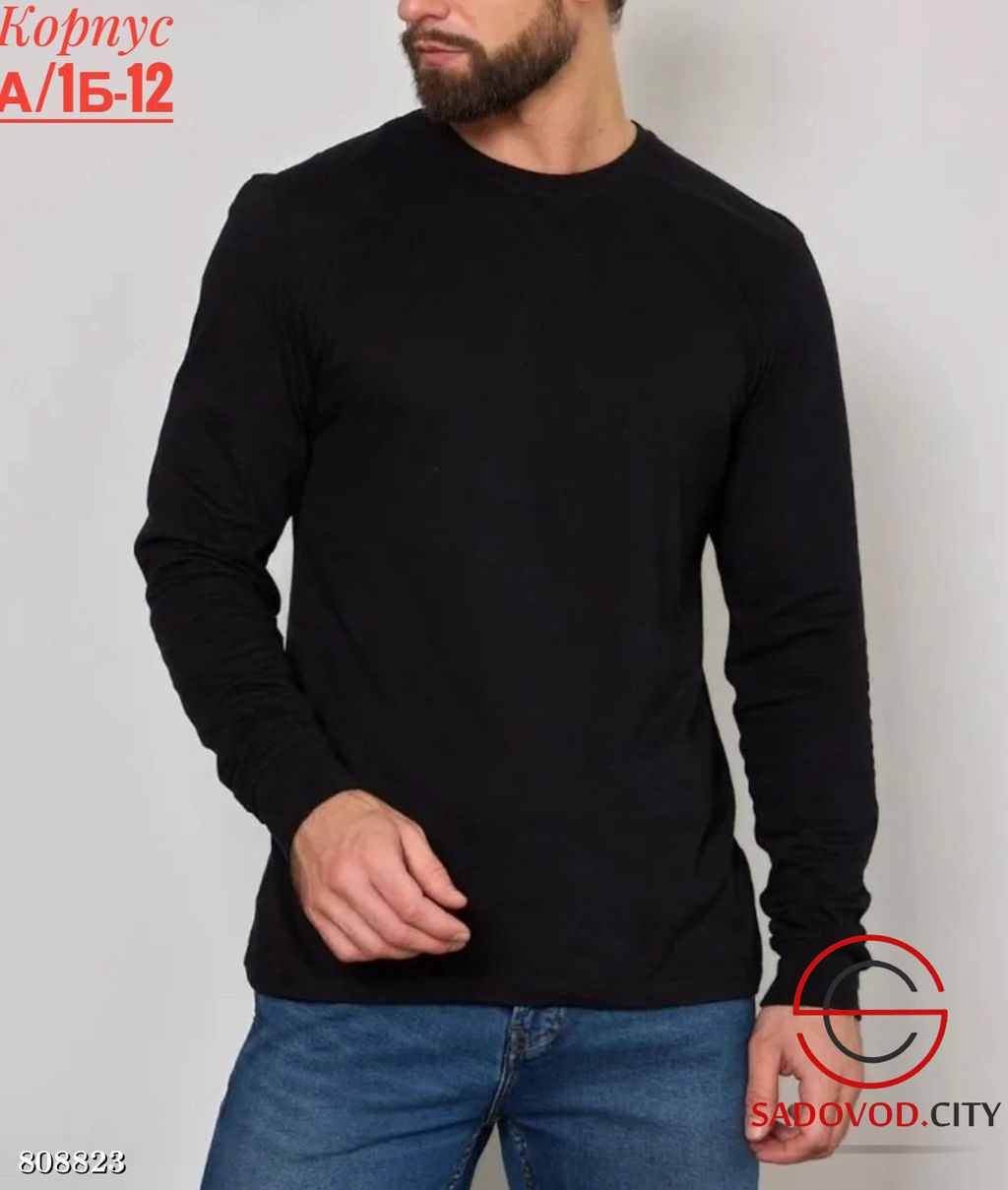 Футболки длинные рукав для мужчин. - Bruno фото 2