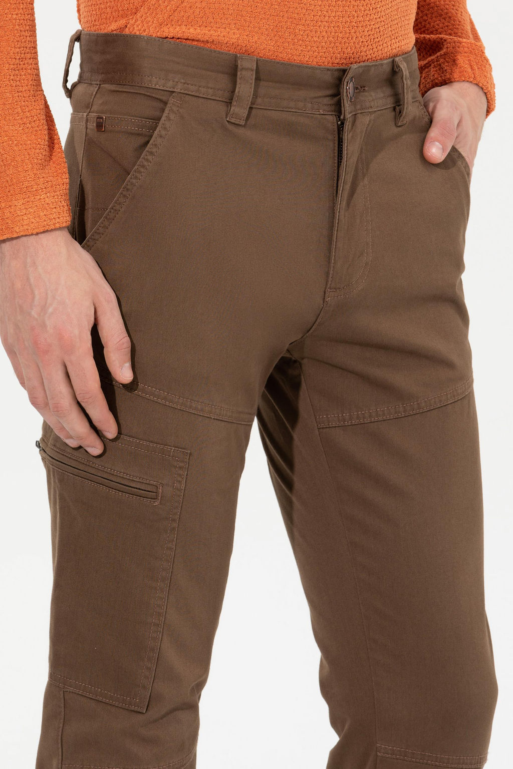 Мужские холщовые брюки цвета кокоса - U.s. polo assn фото 20