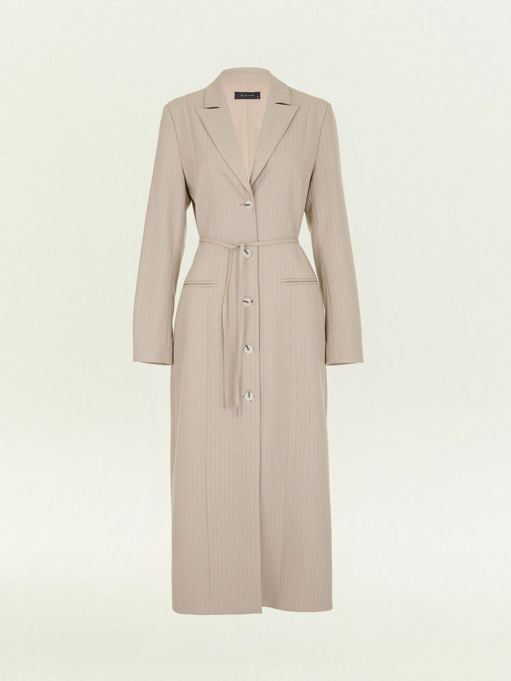 Жакет-платье макси в полоску, ML891/ginger - Emka фото 7