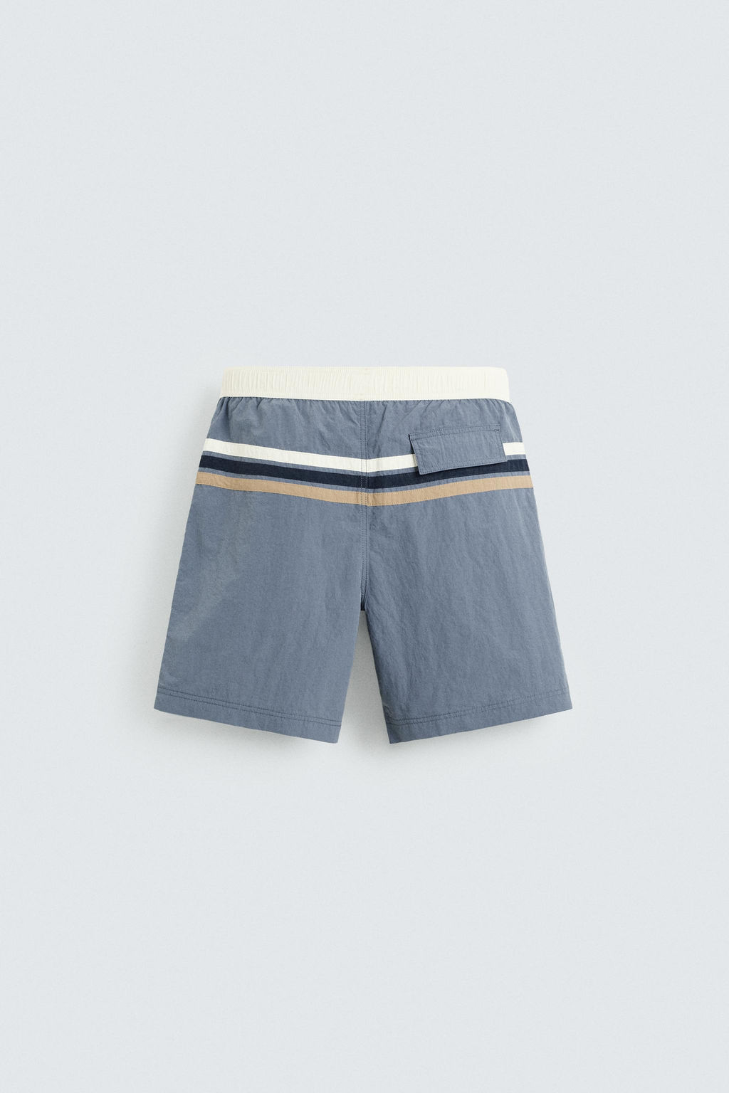 STRIPED LONG SWIMMING TRUNKS - Zara фото 2