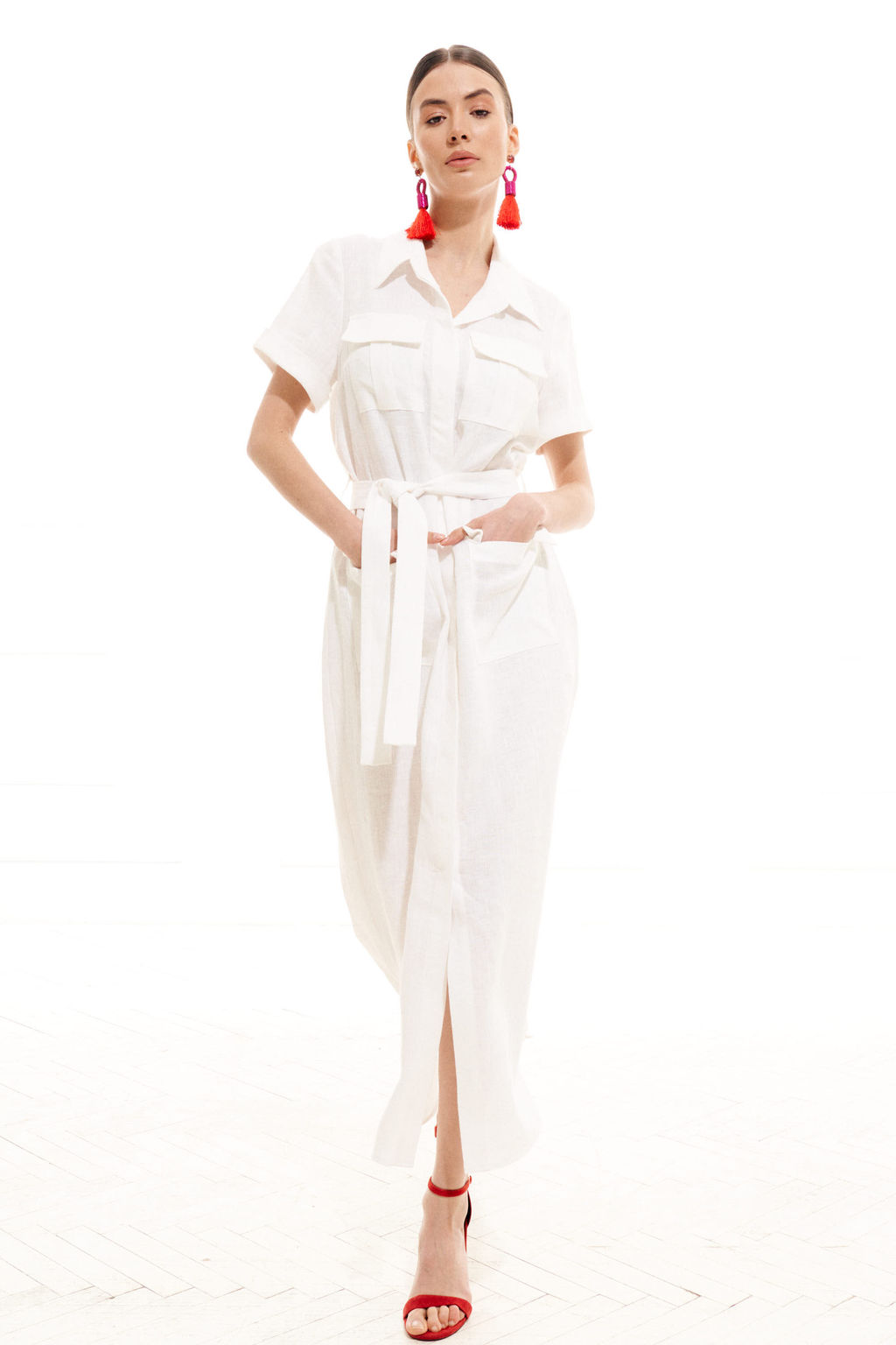 Платье 1996.1 (Лен - 100%) - Elletto фото 13