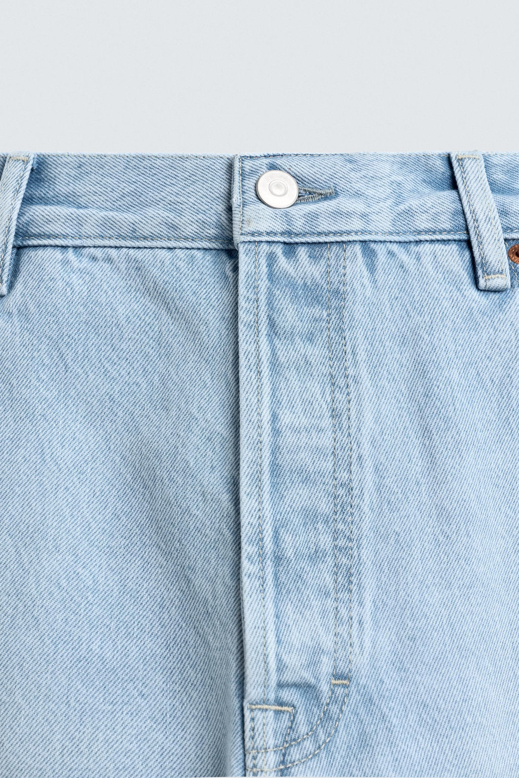 RIPPED STRAIGHT-LEG JEANS - Zara фото 8