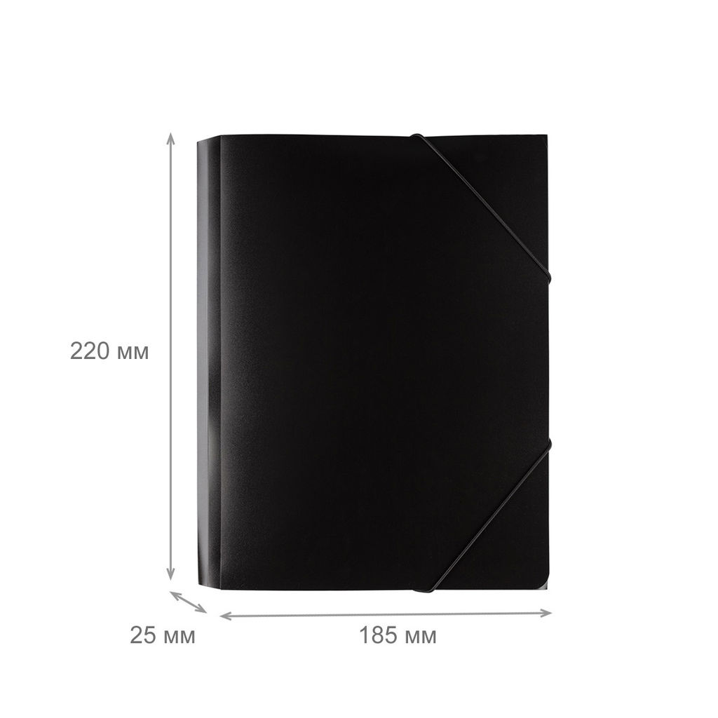 Expert Complete Classic Папка на резинке A5 500 мкм 25 мм песок 6 шт. черный EC23444511