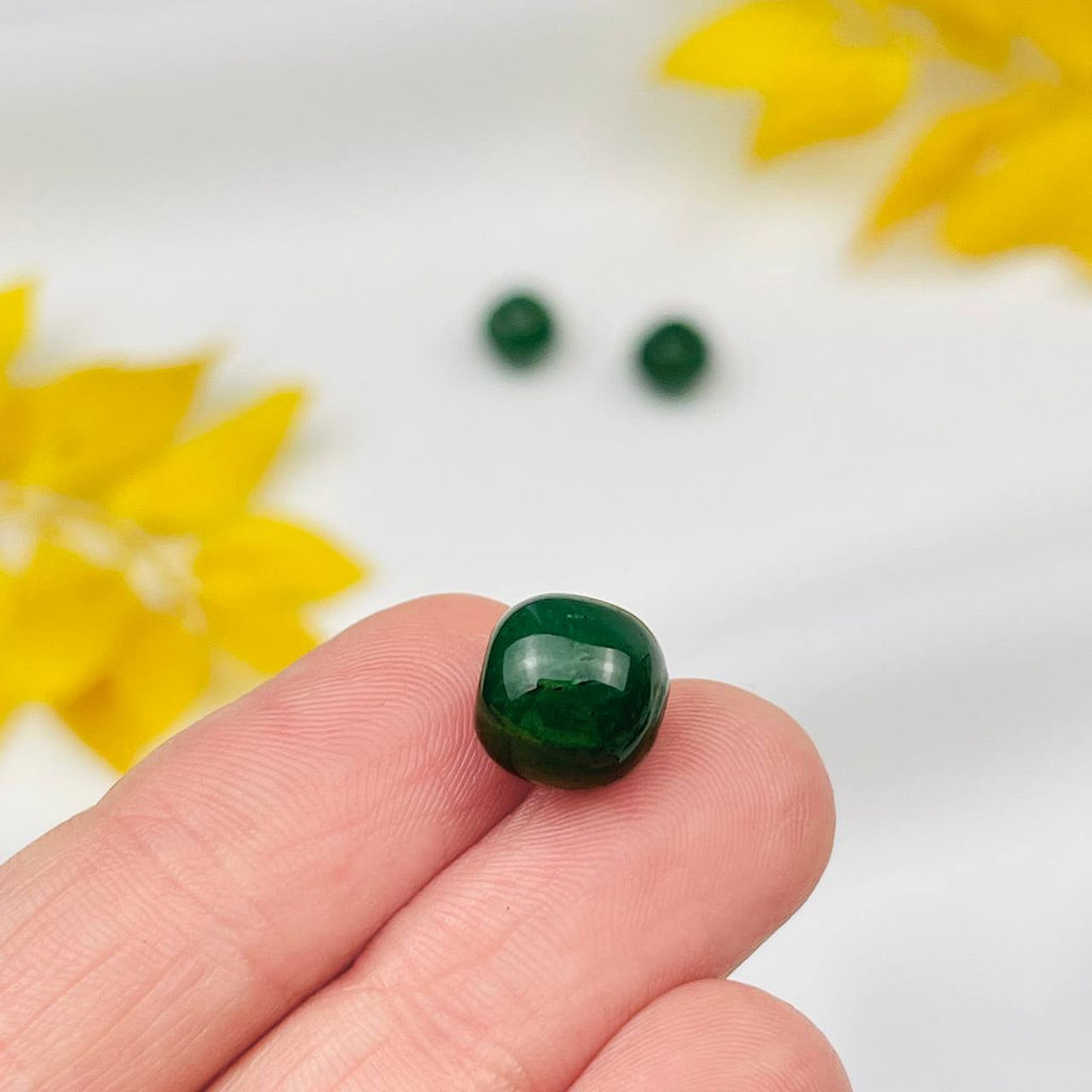 Бусины для украшений из Нефрита (3 шт) - Радуга самоцветов фото 2